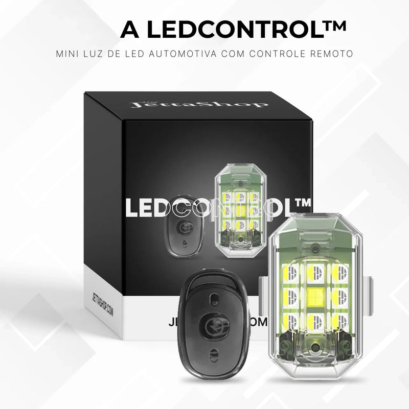 Mini Luz de LED Automotiva com Controle Remoto -  LedControl™ [ESTOQUE LIMITADO]